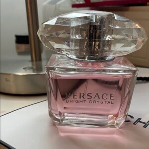 Versace Bright Crystal Eau de Toilette Pink Glass Bottle